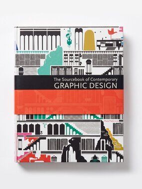 Sourcebook of Contemporary Graphic Design Hardcover Coffee Table Book Fashion